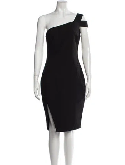 Pre-owned Likely One-shoulder Knee-length Dress In Red