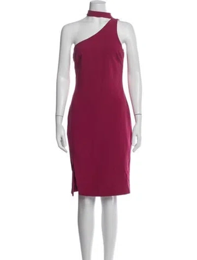 Pre-owned Likely One-shoulder Knee-length Dress W/ Tags In Pink