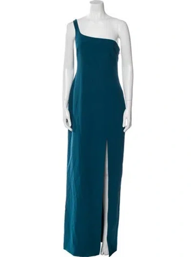 Pre-owned Likely One-shoulder Long Dress W/ Tags In Blue