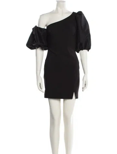Pre-owned Likely One-shoulder Mini Dress W/ Tags In Black