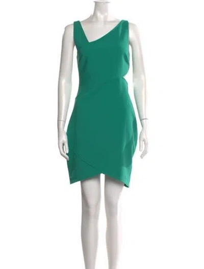 Pre-owned Likely One-shoulder Mini Dress W/ Tags In Green