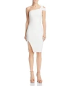 Likely Packard One-shoulder Sheath Dress In White