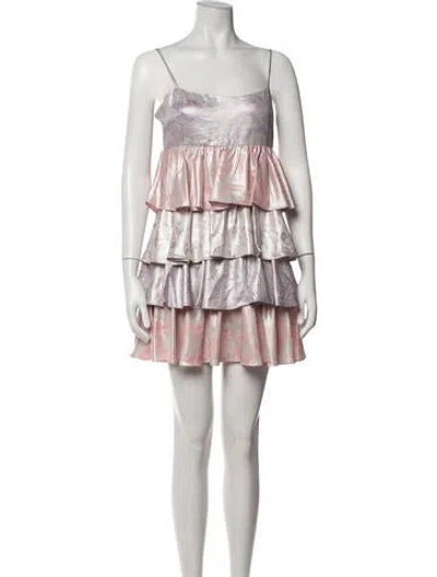 Pre-owned Likely Paisley Print Mini Dress W/ Tags In White