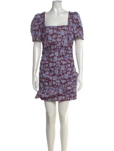 Pre-owned Likely Printed Mini Dress In Multi