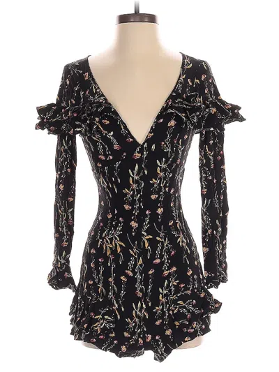 Pre-owned Likely Romper In Black
