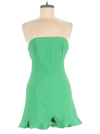Pre-owned Likely Romper In Green