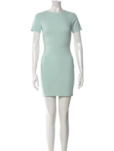 Pre-owned Likely Scoop Neck Mini Dress In Blue