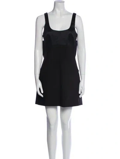 Pre-owned Likely Scoop Neck Mini Dress W/ Tags In Black