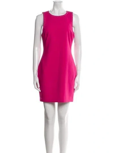 Pre-owned Likely Scoop Neck Mini Dress W/ Tags In Pink
