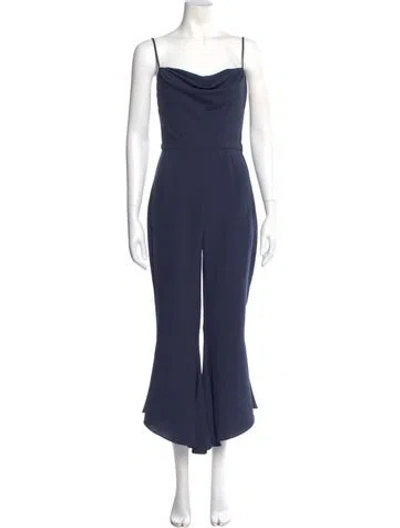 Pre-owned Likely Square Neckline Jumpsuit In Blue