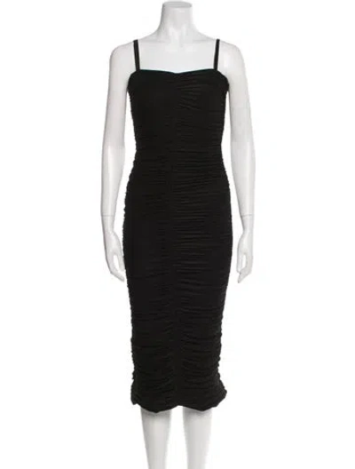 Pre-owned Likely Square Neckline Knee-length Dress W/ Tags In Black