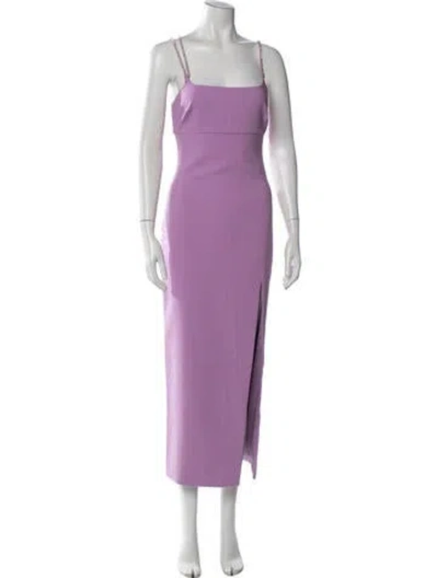 Pre-owned Likely Square Neckline Long Dress W/ Tags In Purple
