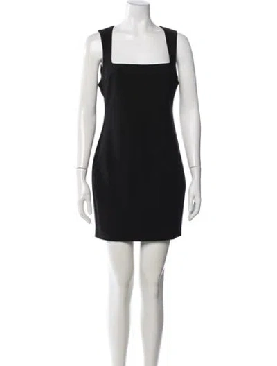 Pre-owned Likely Square Neckline Mini Dress W/ Tags In Black