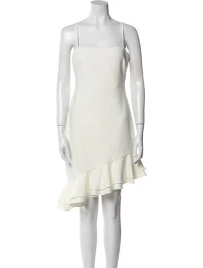 Pre-owned Likely Square Neckline Mini Dress W/ Tags In Neutral
