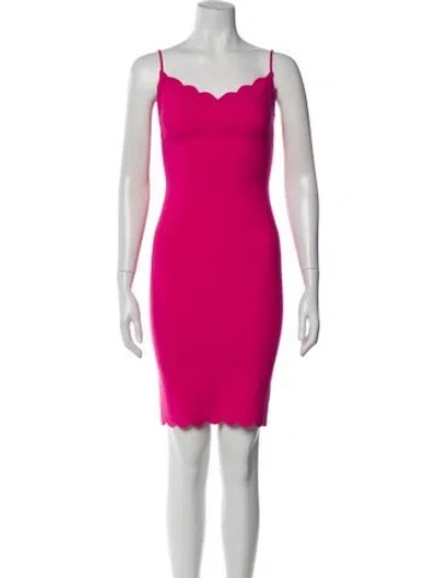 Pre-owned Likely Square Neckline Mini Dress W/ Tags In Pink