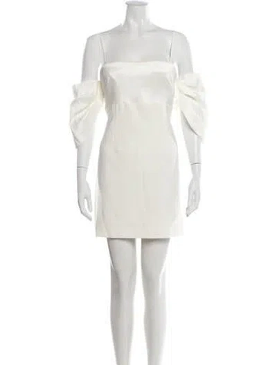 Pre-owned Likely Square Neckline Mini Dress W/ Tags In White