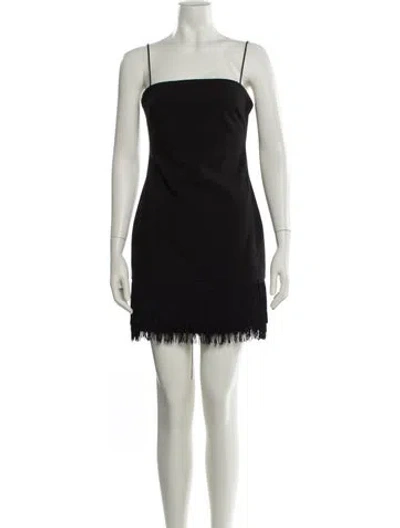 Pre-owned Likely Square Neckline Mini Dress In White