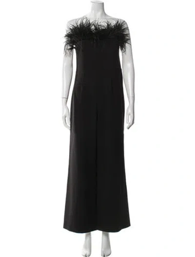 Pre-owned Likely Strapless Jumpsuit In Black