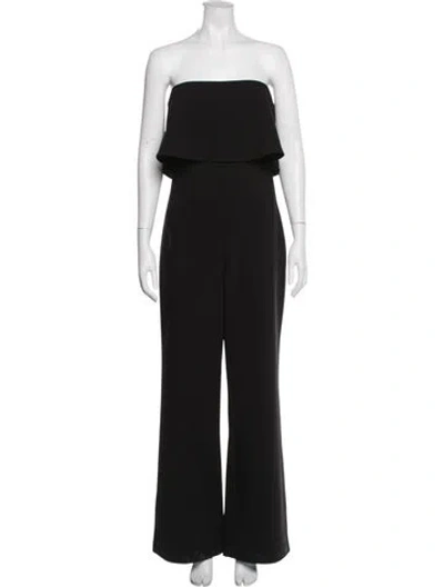 Pre-owned Likely Strapless Jumpsuit In Black