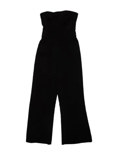 Pre-owned Likely Strapless Jumpsuit In Black