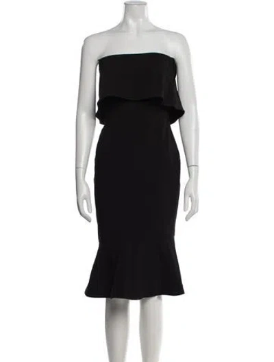 Pre-owned Likely Strapless Knee-length Dress W/ Tags In Black