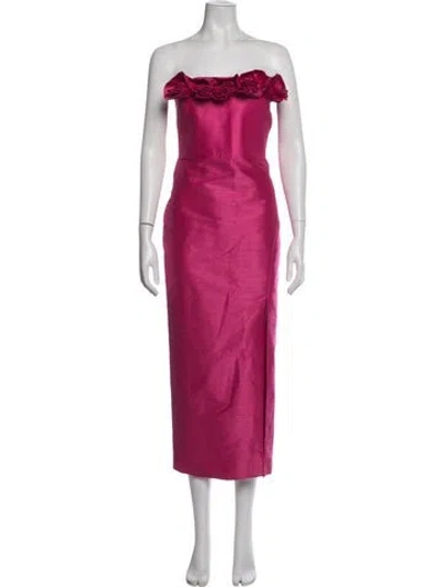 Pre-owned Likely Strapless Midi Length Dress W/ Tags In Pink