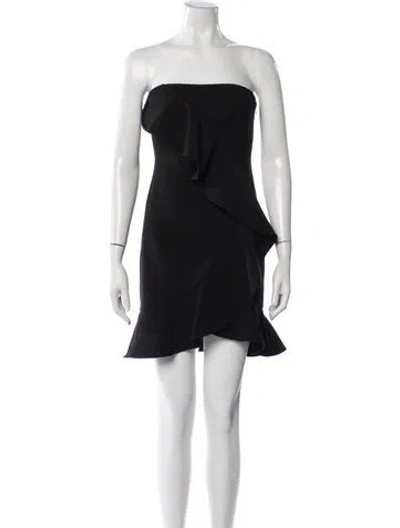 Pre-owned Likely Strapless Mini Dress In Blue