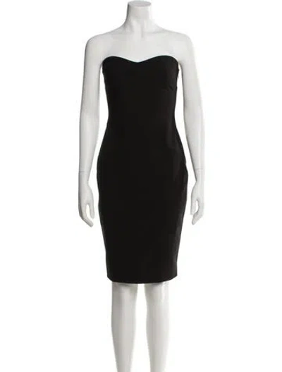 Pre-owned Likely Strapless Mini Dress In Gray