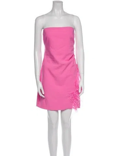 Pre-owned Likely Strapless Mini Dress In Pink