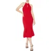 Likely Tammio Halter Neck Mermaid Dress In Scarlet