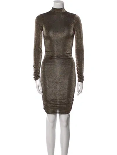 Pre-owned Likely Turtleneck Mini Dress