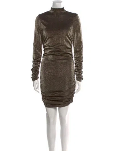 Pre-owned Likely Turtleneck Mini Dress In Multi