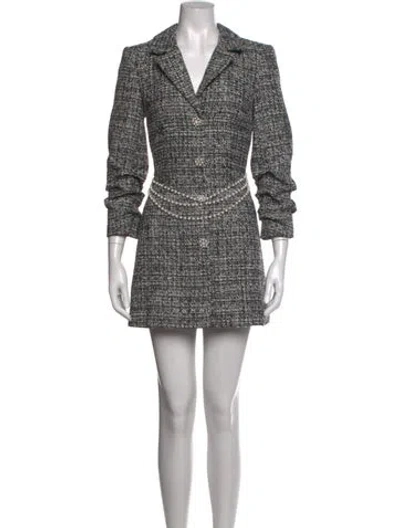 Pre-owned Likely Tweed Pattern Mini Dress In Multicolor