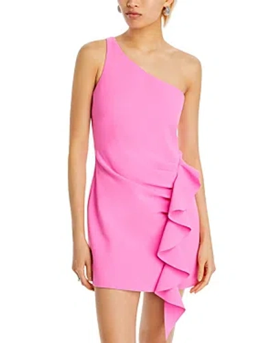 Likely Tyra One Shoulder Dress In Pink Sugar
