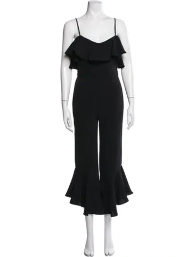 Pre-owned Likely V-neck Jumpsuit In Black