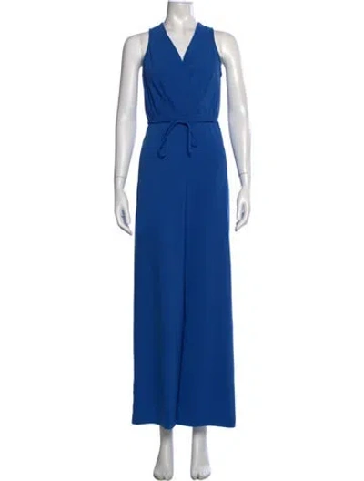 Pre-owned Likely V-neck Jumpsuit W/ Tags In Blue