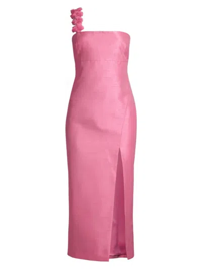 Likely Women's Ash One-shoulder Dress In Pink Sugar