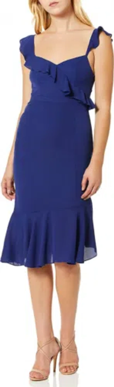 Pre-owned Likely Women's Cooper Dress In Blueprint