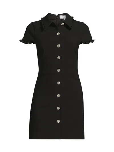 Likely Women's Drop 7 Mylah Mini Shirtdress In Black
