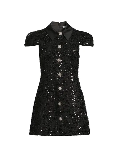 Likely Women's Estella Sequined Minidress In Black