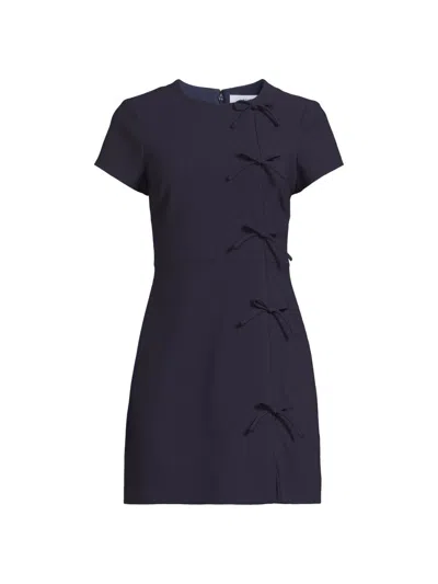 Likely Women's Juno Bow Minidress In Blue