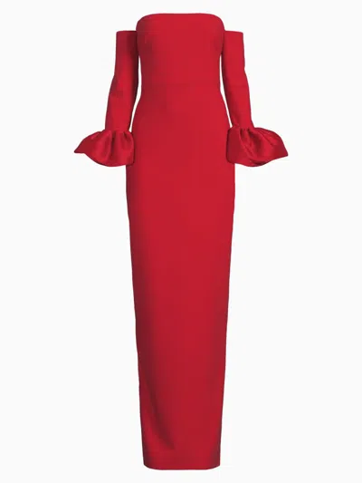 Likely Kiva Gown In Scarlet