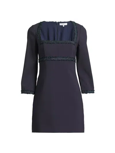 Likely Women's Marlou Embellished Trim Minidress In Black