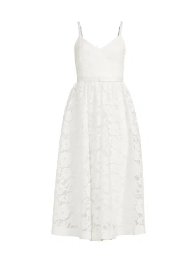 Likely Women's Meryl Lace Midi-dress In White