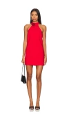 Likely Yelena Rosette Detail Cocktail Minidress In Red