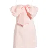 Likely Zilla Bow Cocktail Minidress In Roseshadow