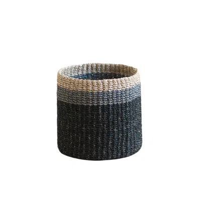 Likha Black Tabletop Mini Basket - Handwoven Baskets