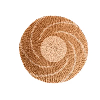 Likha Brown / Neutrals Large Natural & Brown Wall Baskets