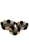 Likha Fruit Basket Circles, Set Of 3 In Multi
