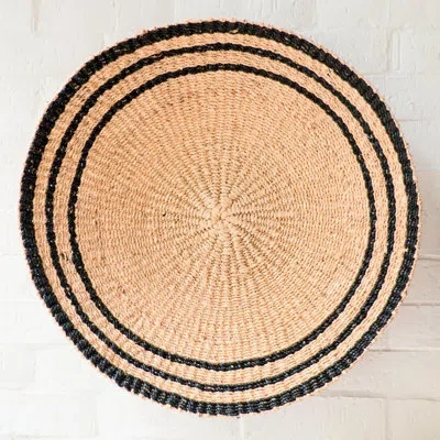 Likha Large Black Round Wall Baskets 18"
